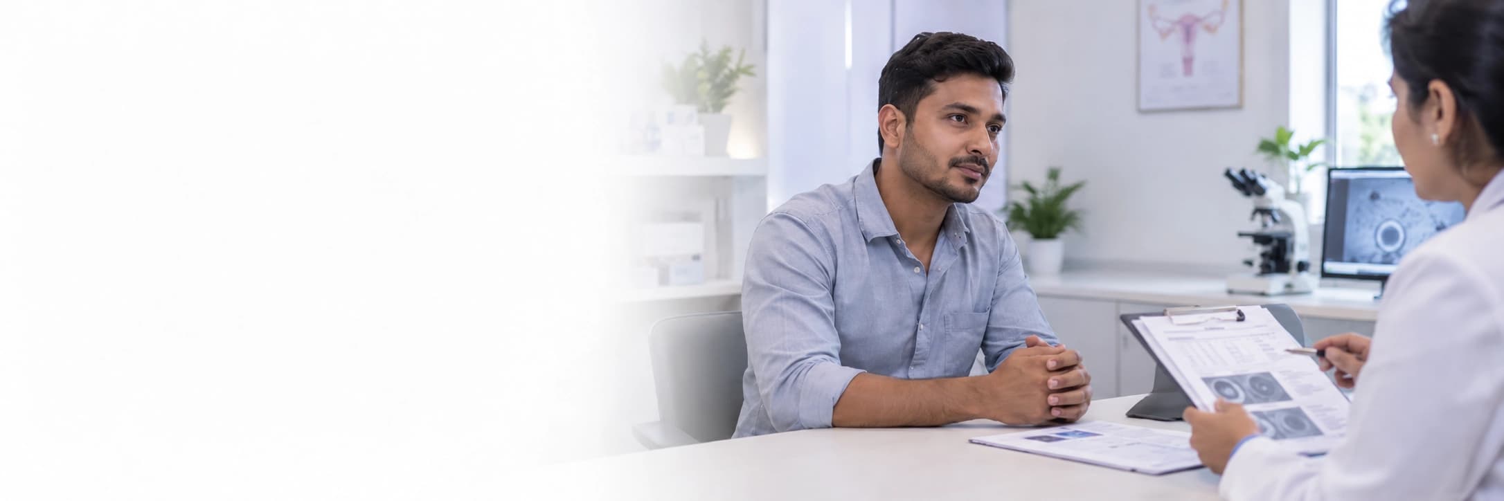 Male infertility consultation